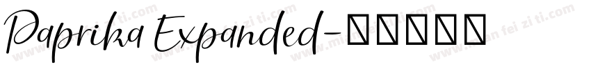 Paprika Expanded字体转换